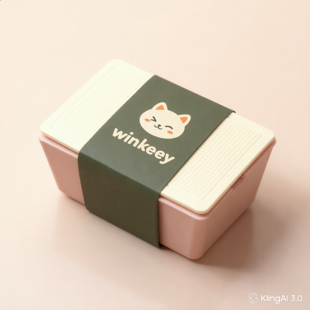 Winkeey retail box — branded packaging for the smart collar
